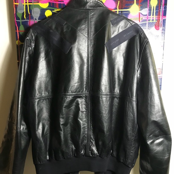 Men’s RARE JEANFRANCO FERRE leather jacket - Picture 5 of 9